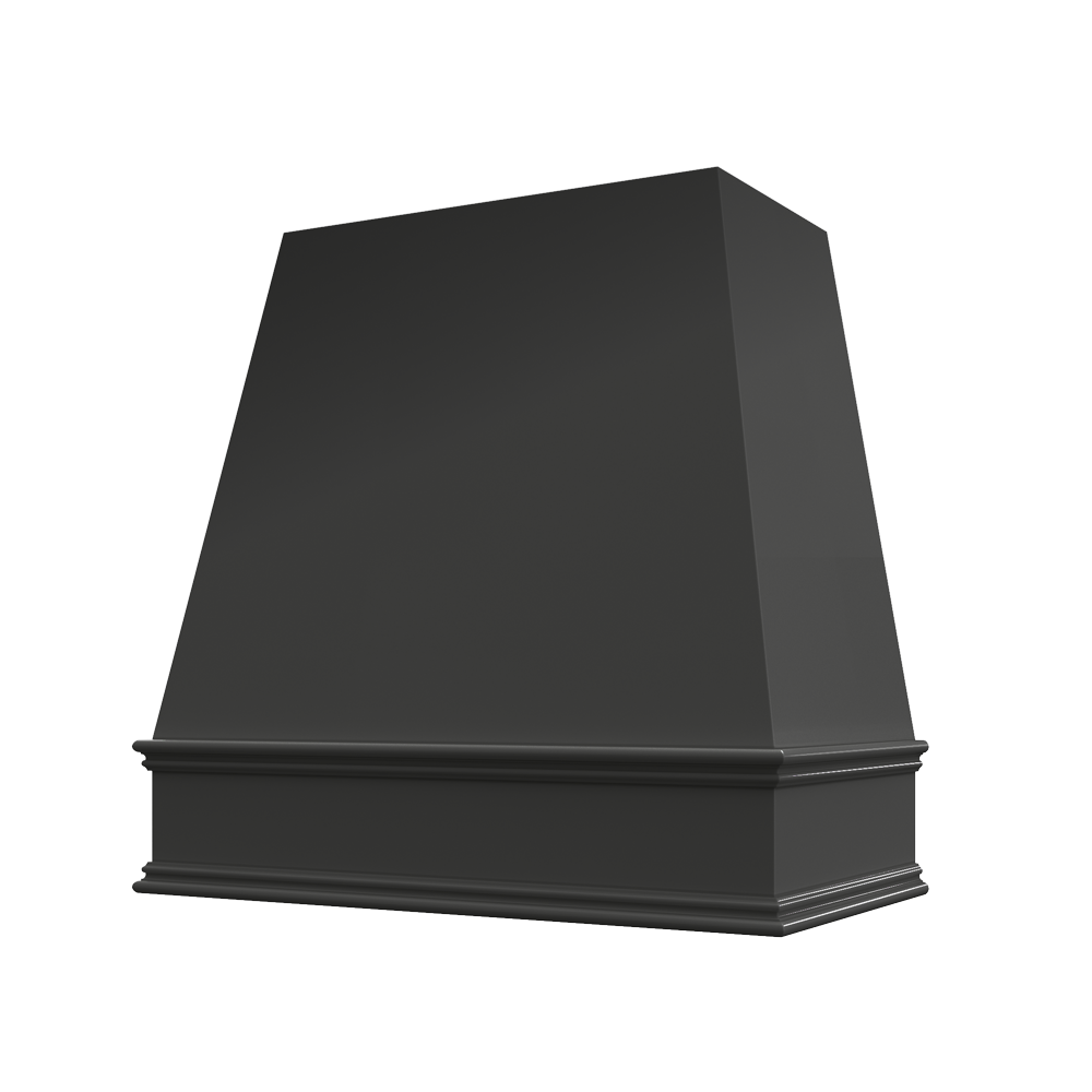 Shaker-Ivy: Hood RAL 1V Raleigh Tapered Classic Moulding Smooth Wood