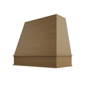 Shaker Essence Oak Hood RAL 1V Raleigh Tapered Classic Moulding Smooth Wood