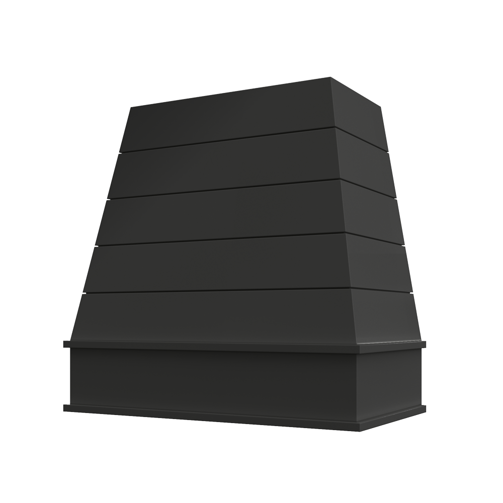 Shaker-Ivy: Hood RAL 3V Raleigh Tapered Block Moulding Shiplap Wood