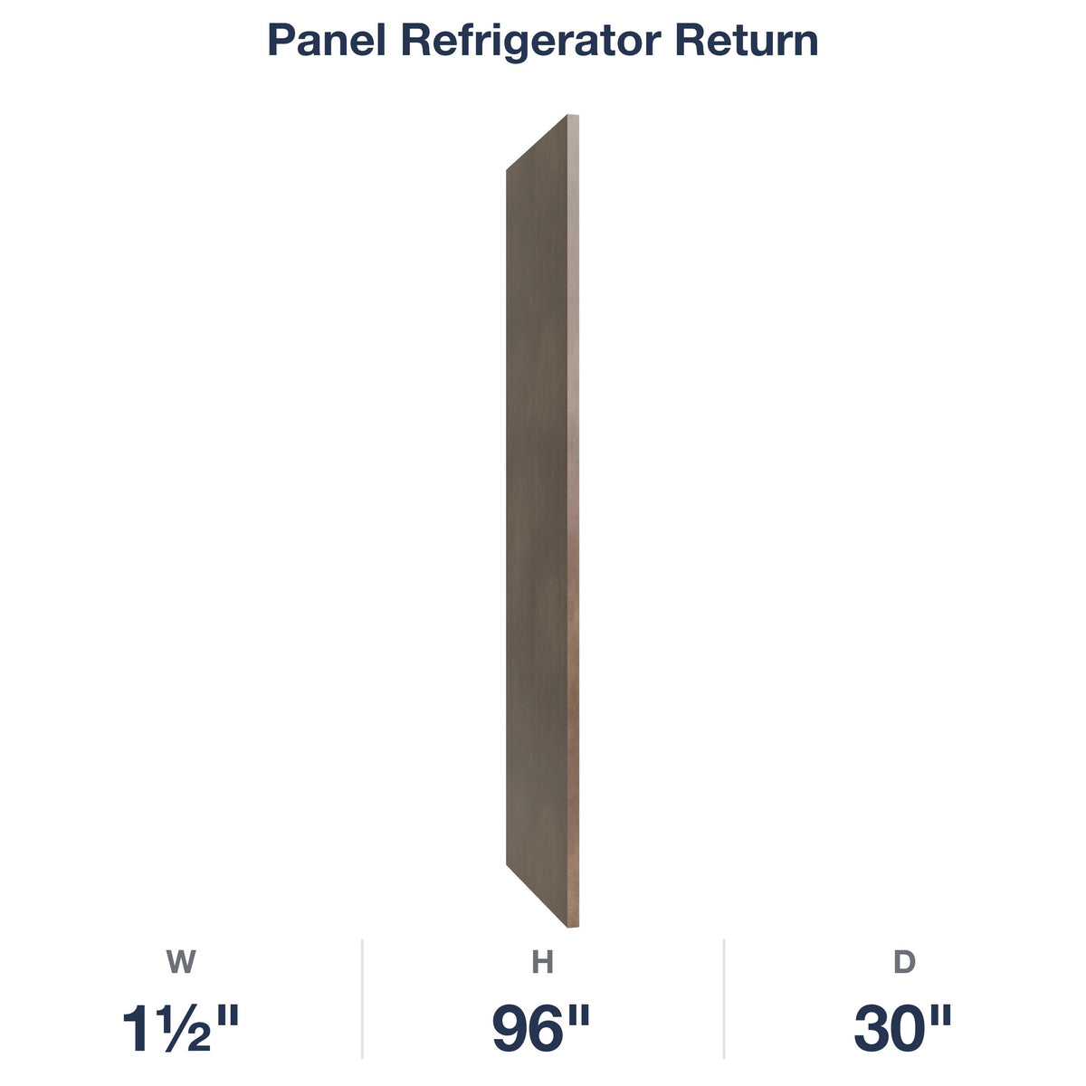 Shaker-Dakota: Panel Refrigerator Return