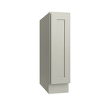 Shaker Moss Base Cabinet Full-Height 9" Wide (Tray Base)