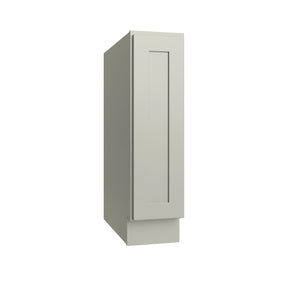Shaker Moss Base Cabinet Full-Height 9" Wide (Tray Base)