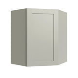 Shaker Moss Wall Cabinet Corner Diagonal 27" Deep