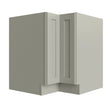 Shaker Moss Base Cabinet Corner Easy Reach with Optional Lazy Susan