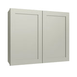 Shaker Moss Wall Cabinet 42" High 2 Door