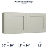 Shaker-Moss Wall Cabinet Bridge