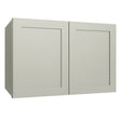 Shaker Moss Wall Cabinet Refrigerator 24" Deep