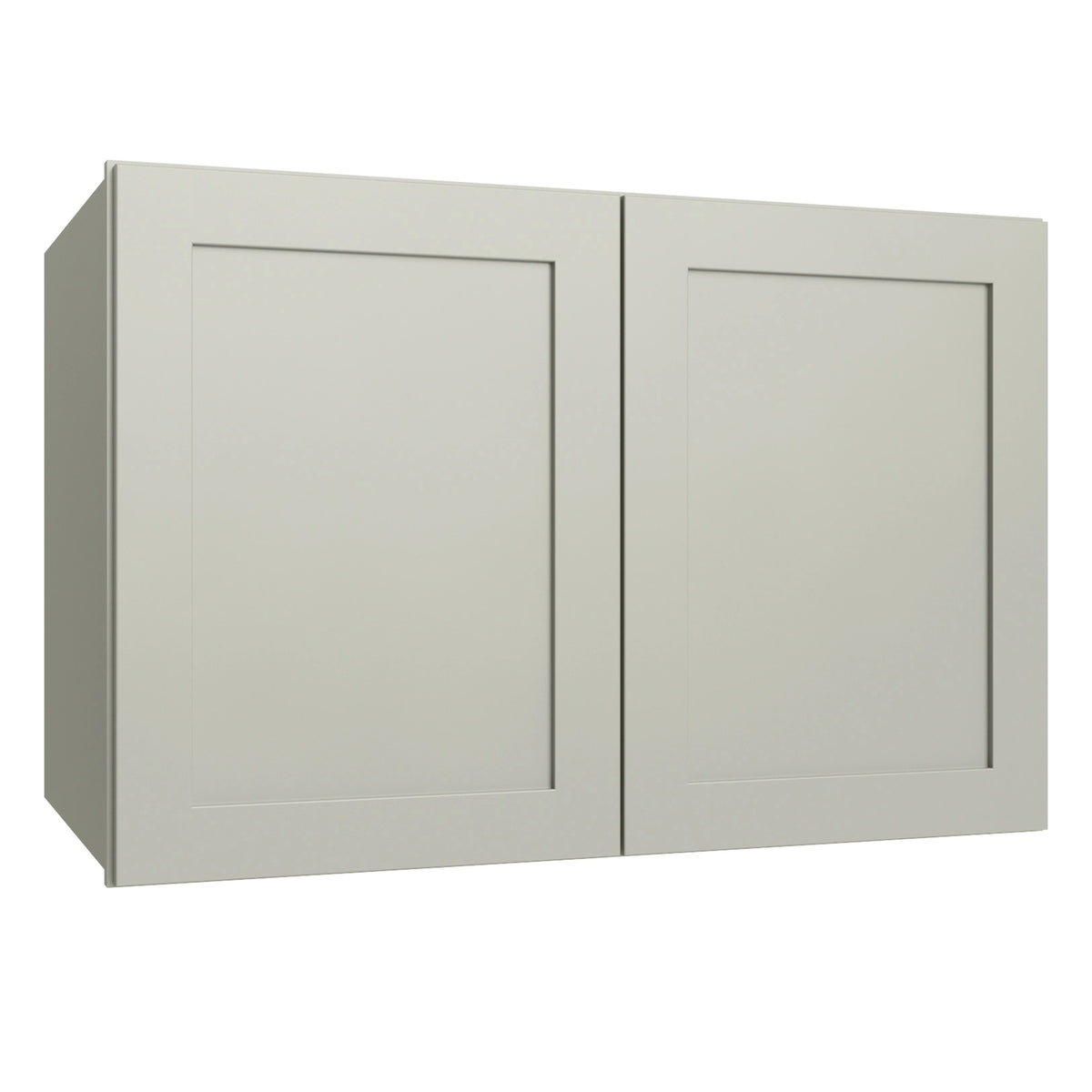 Shaker Moss Wall Cabinet Refrigerator 24" Deep