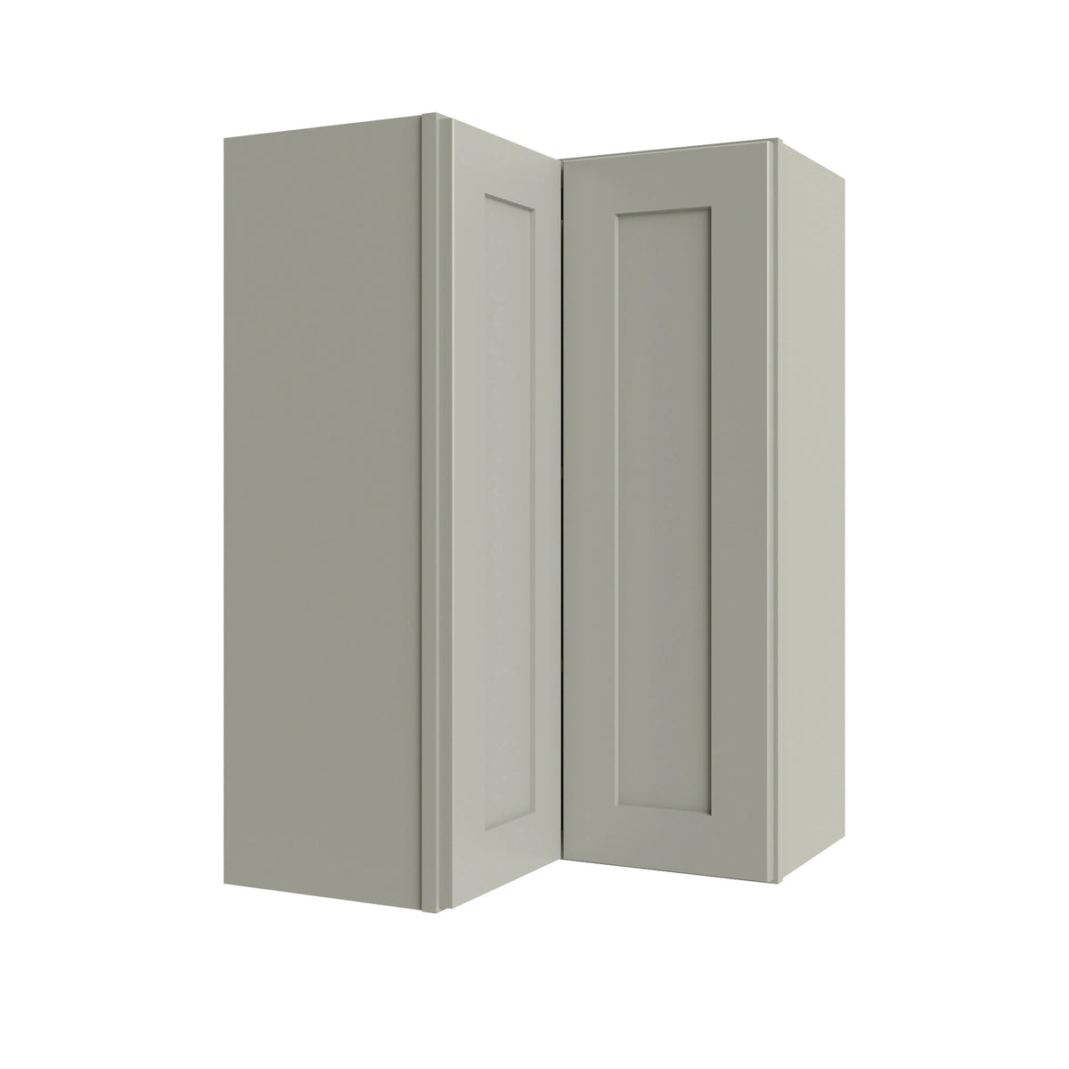 Shaker Moss Wall Cabinet Corner Easy Reach