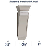 Shaker-Sand: Accessory Transitional Corbel