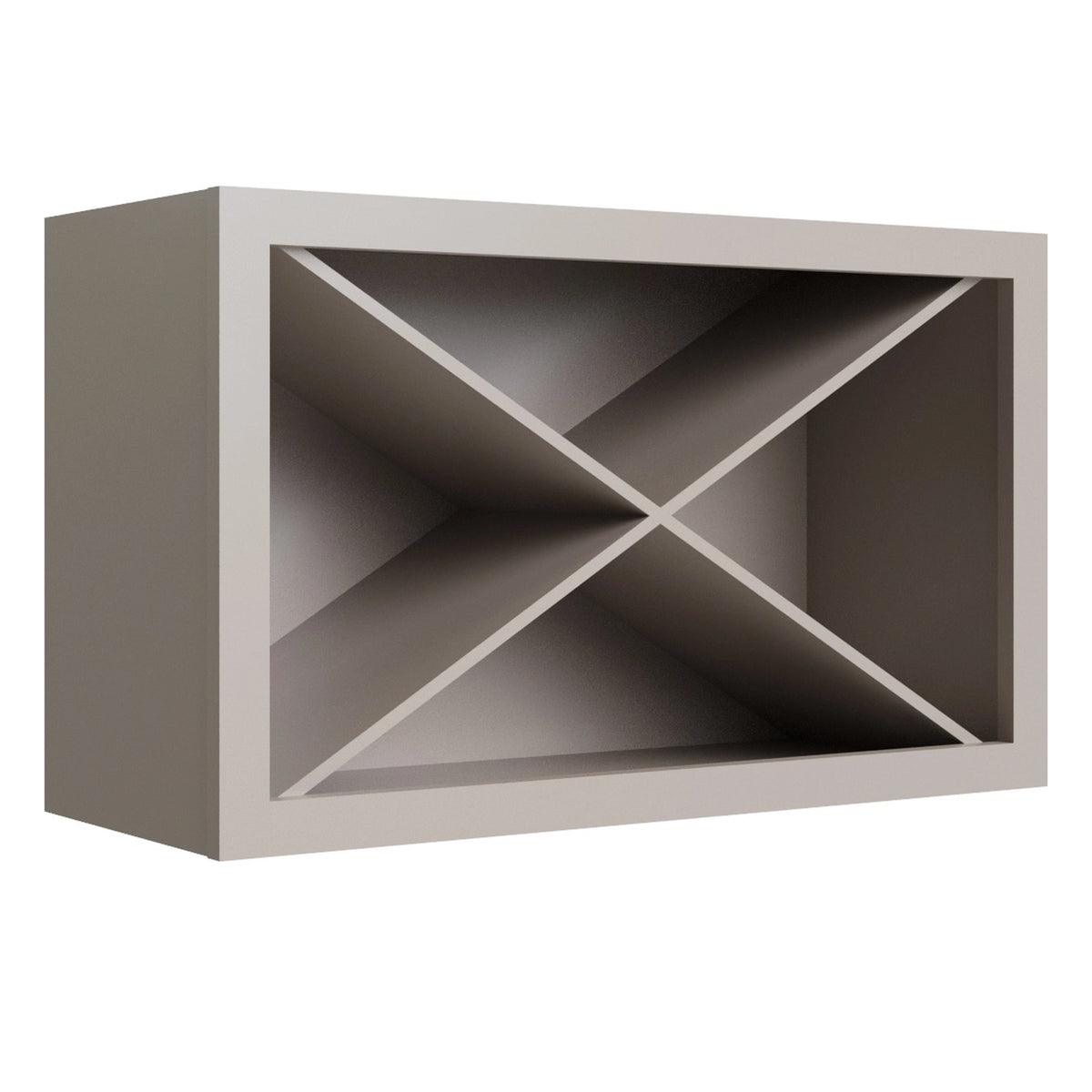 Shaker Sand Wall Cabinet Wine Rack 30" x 18"