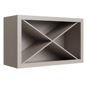 Shaker Sand Wall Cabinet Wine Rack 30" x 18"