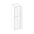 Tall Cabinet 4 Door Utility Pantry