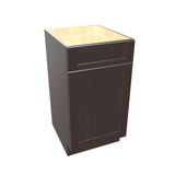 Espresso Assembled Vanity Base Cabinet 1 Door 1 Drawer