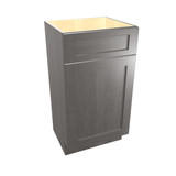 Smoky-Grey Assembled Vanity 1 Door Sink Base with Drawer Front 18" Wide X 16" Depth