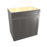 Smoky-Grey Assembled Vanity 2 Door Sink Base with Drawer Front