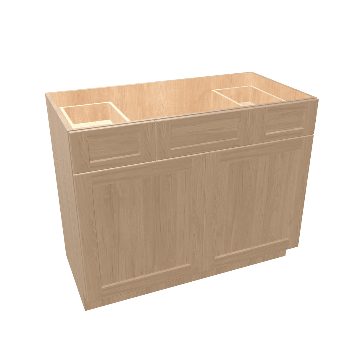 Harvest Assembled Vanity Combination Base Cabinets 36" - 42" Wide 2 Top Drawers