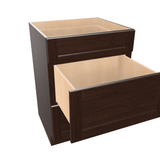 Espresso Assembled Vanity 3 Drawer Base Cabinet