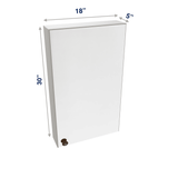 Misty-Grey Vanity Wall Cabinet Medicine Cabinet  18" - 36" Wide