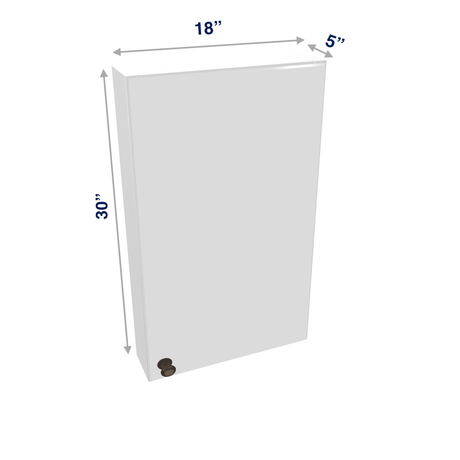 Luxor-White Vanity Wall Cabinet Medicine Cabinet  18" - 36" Wide