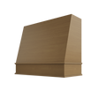 Shaker Essence Oak Hood WIL 1V Wilmington Angled Classic Moulding Smooth Wood
