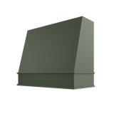 Shaker Ivy Hood WIL 1V Wilmington Angled Classic Moulding Smooth Wood