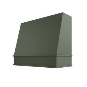 Shaker Ivy Hood WIL 1V Wilmington Angled Classic Moulding Smooth Wood
