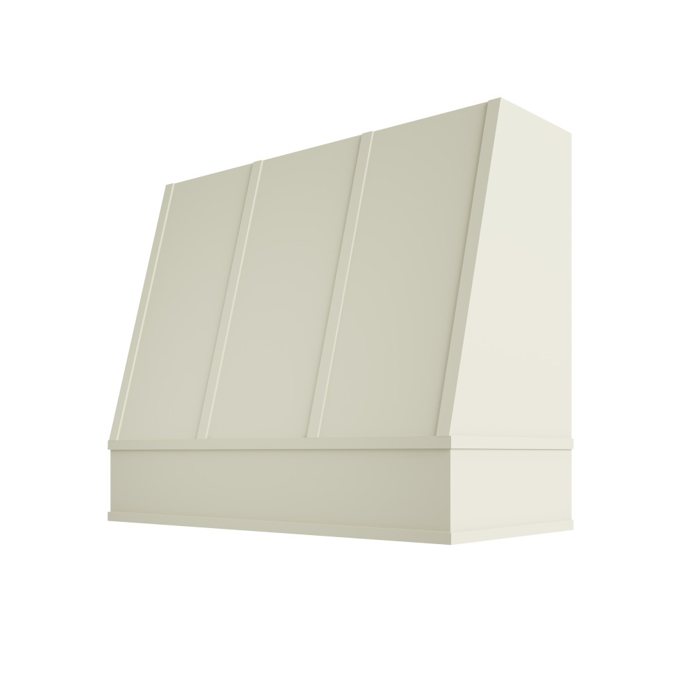 Haven Harbor Hood WIL 2V Wilmington Angled Flat Moulding Strapped Wood