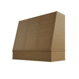 Shaker Essence Oak Hood WIL 2V Wilmington Angled Flat Moulding Strapped Wood
