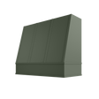 Shaker Ivy Hood WIL 2V Wilmington Angled Flat Moulding Strapped Wood