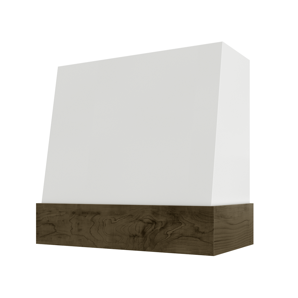 Shaker-White: Hood WIL 3V Wilmington Angled Walnut Band Smooth Wood