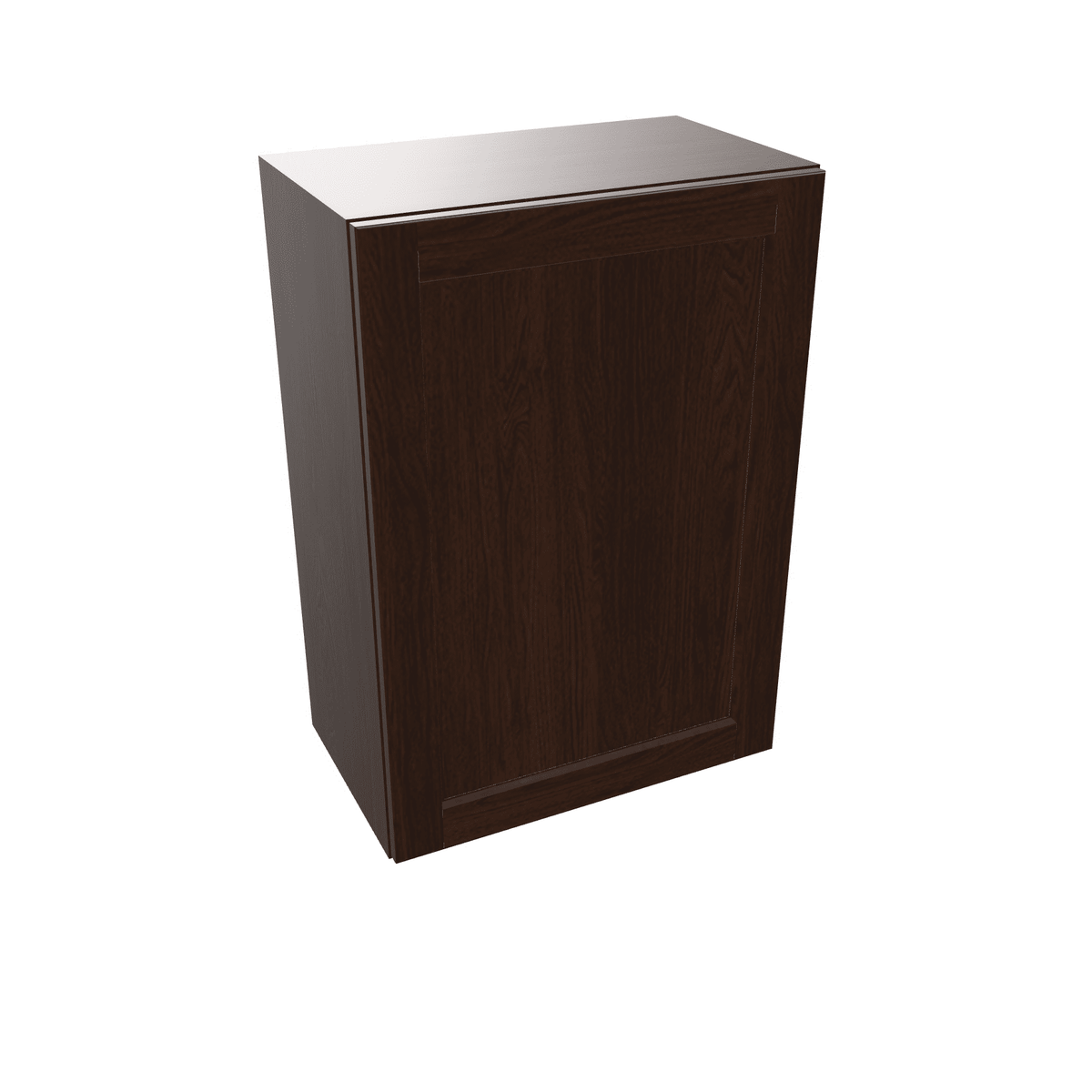 Espresso Assembled Wall Cabinet 1 Door 30" High