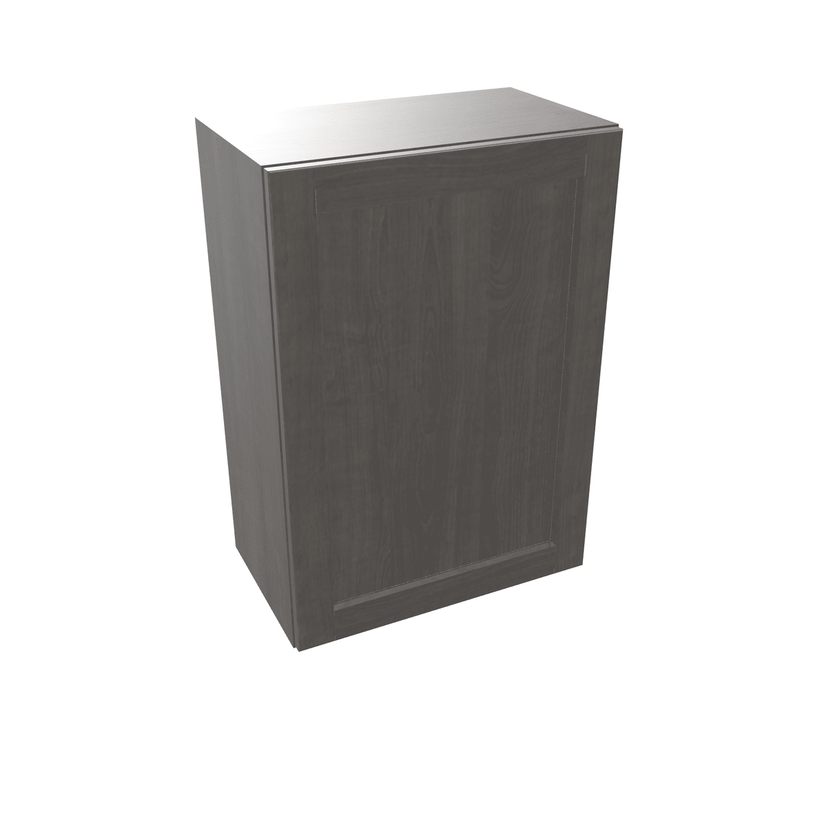 Smoky-Grey Assembled Wall Cabinet 1 Door 36" High