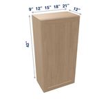 Harvest Assembled Wall Cabinet 1 Door 42" High