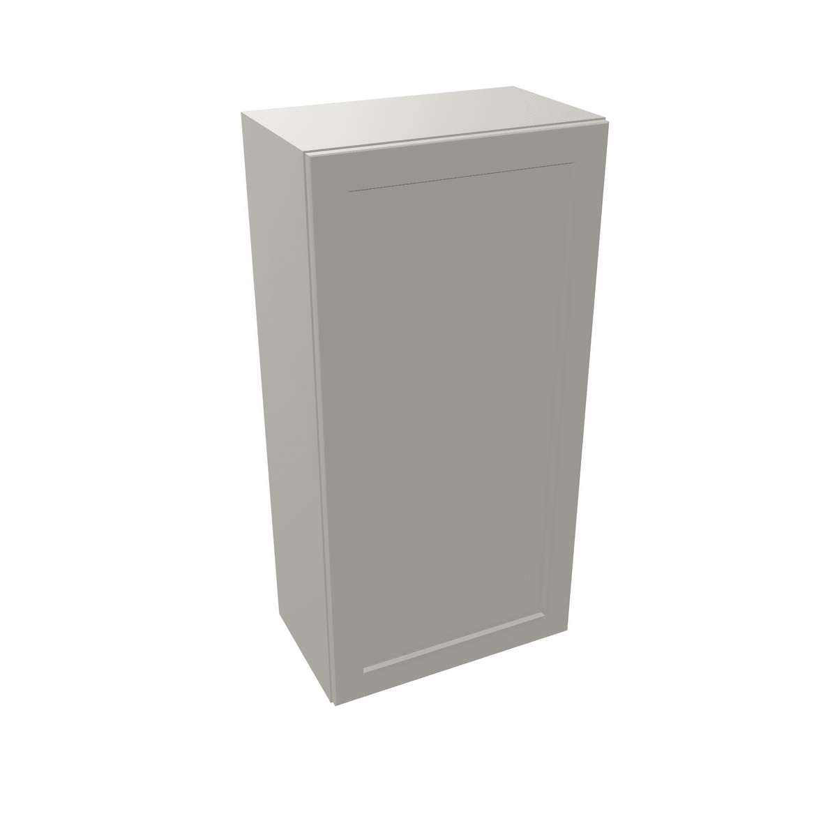 Misty-Grey Assembled Wall Cabinet 1 Door 42" High