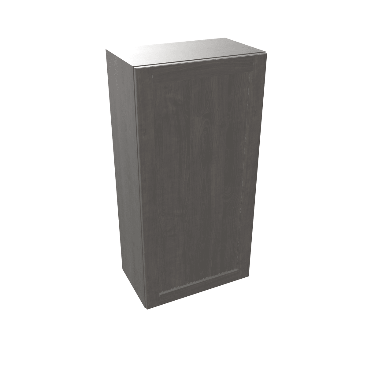 Smoky-Grey Assembled Wall Cabinet 1 Door 42" High