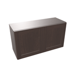 Espresso Assembled Wall Cabinet Abridged 15" High 2 Door