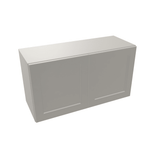 Misty-Grey Assembled Wall Cabinet Abridged 18" High 2 Door