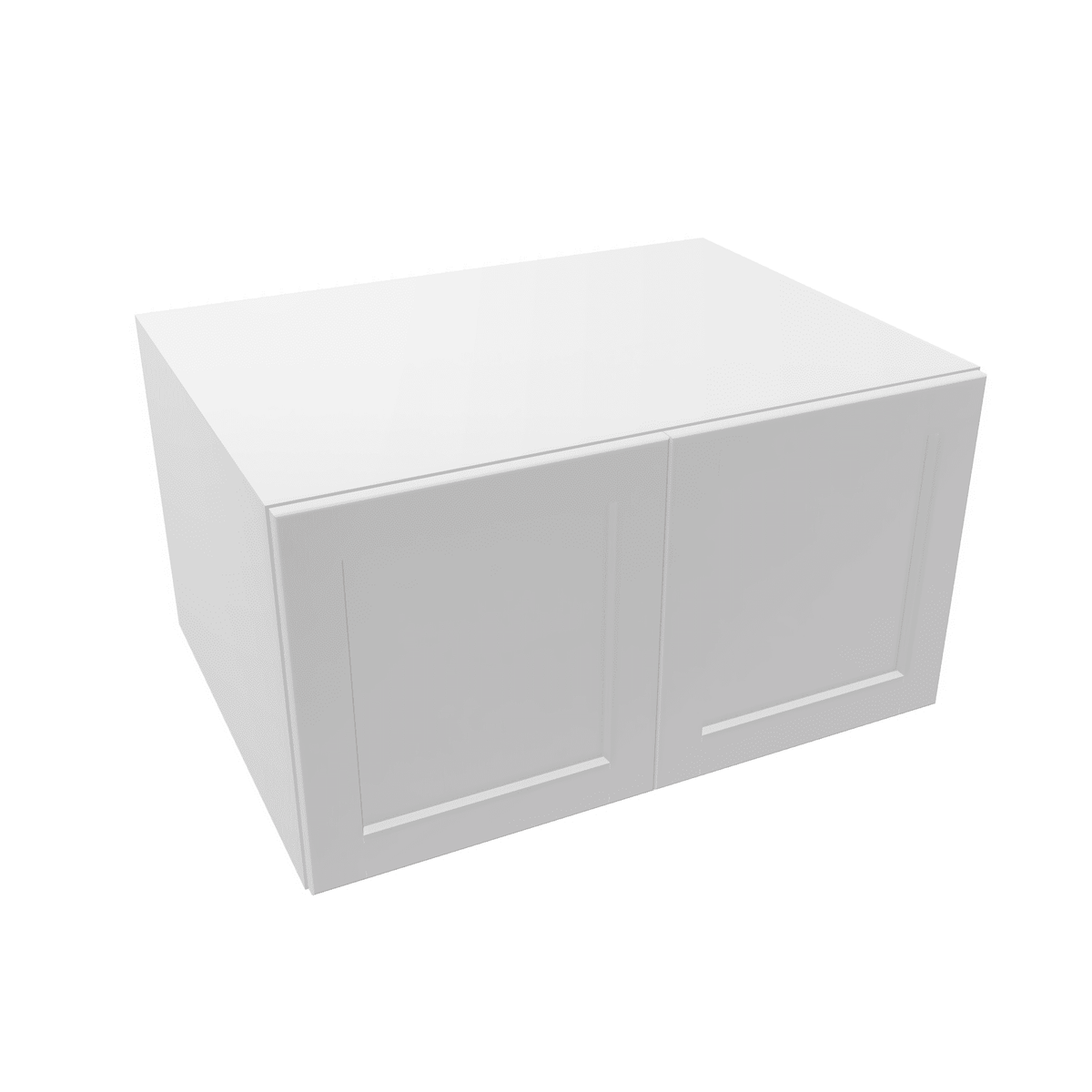 Luxor-White Assembled Wall Cabinet Abridged Deep Refrigerator 24"