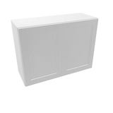 Luxor-White Assembled Wall Cabinet Abridged 24" High 2 Door