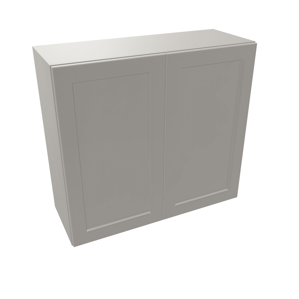 Misty-Grey Assembled Wall Cabinet 2 Door 30" High