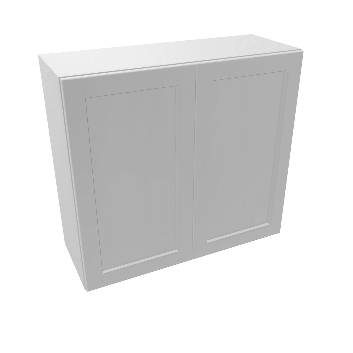 Luxor-White Assembled Wall Cabinet 2 Door 30" High