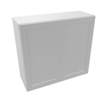 Luxor-White Assembled Wall Cabinet 2 Door 30" High