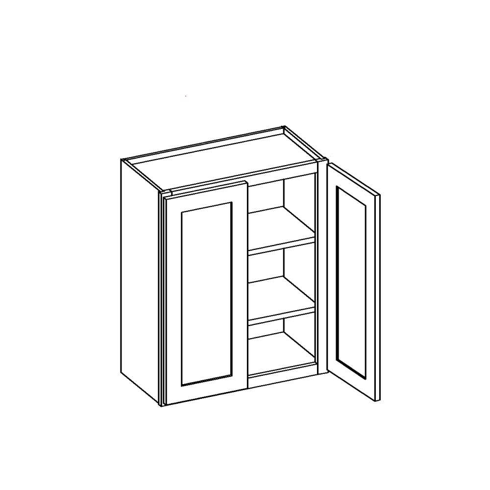 Wall Cabinet 36" High  2 Door