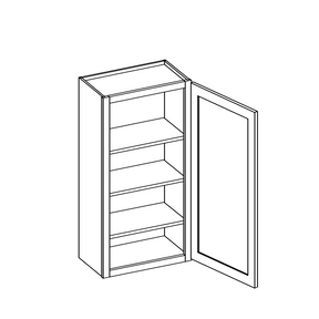 Haven Ridge Wall Cabinet 42" High 1 Door
