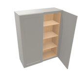 Misty-Grey Assembled Wall Cabinet 2 Door 42" High
