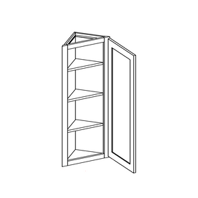 Casselberry Saddle Wall Cabinet Angle 1 Door