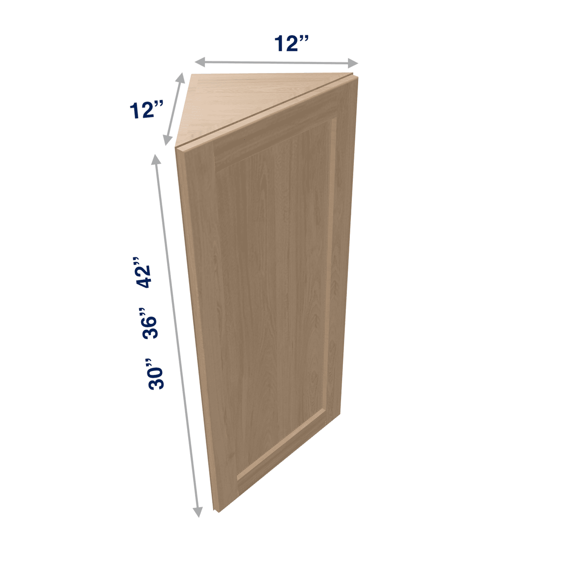 Harvest Assembled Wall Cabinet Angle 1 Door