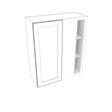 Smoky-Grey Assembled Wall Cabinet Corner Blind:  30" High 1 or 2 Door
