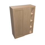 Harvest Assembled Wall Cabinet Corner Blind:  42" High 1 or 2 Door